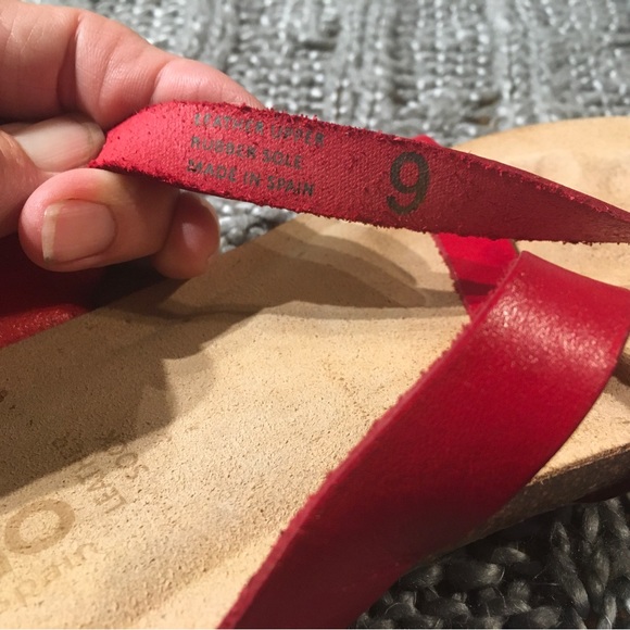 Yokono sandals/size 9/ red - Picture 7 of 7